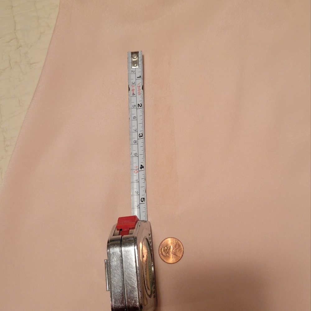 AUTHENTI-Chloé Lingerie Sleepwear/slip Dress Mini Vintage 1970s Baby Pink size L - Picture 16 of 16